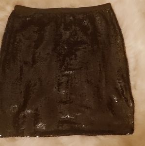 Justfab Black sequins skirt, Large